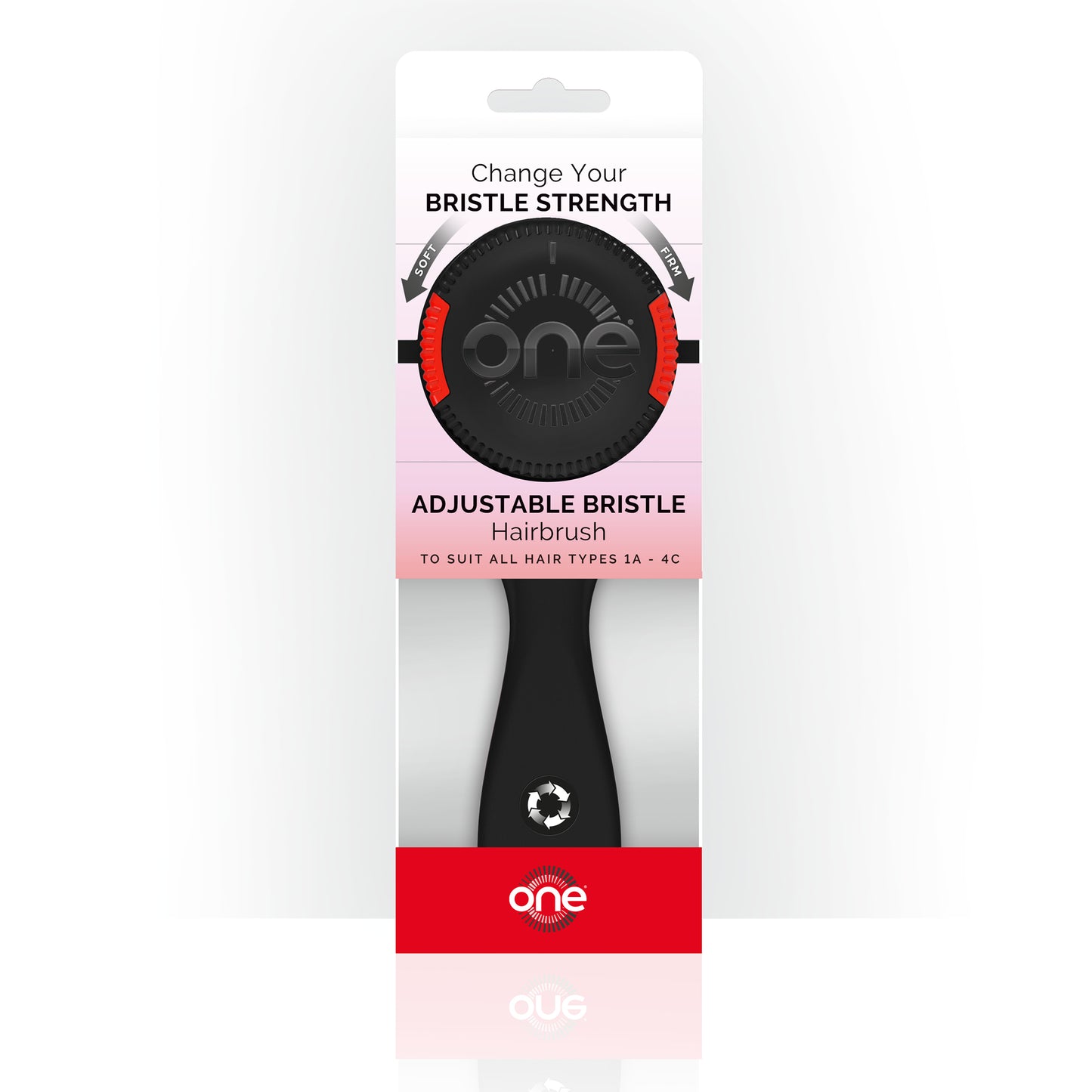 ONE Brush - The World's ONLY Adjustable Bristle Strength Hairbrush