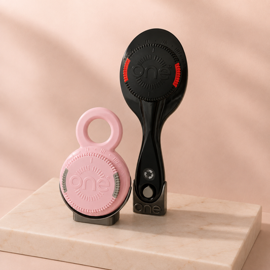 ONE Duo - Adjustable Bristle hairbrush set