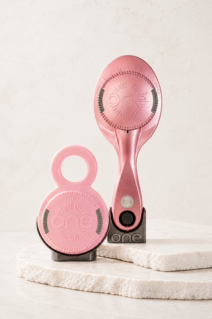 ONE Duo - Adjustable Bristle hairbrush set