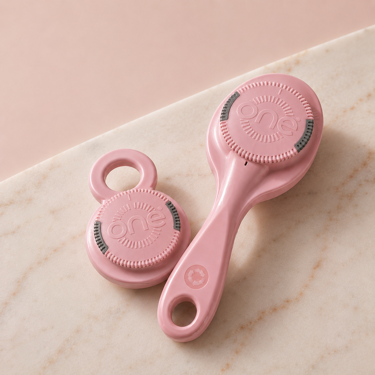 ONE Duo - Adjustable Bristle hairbrush set