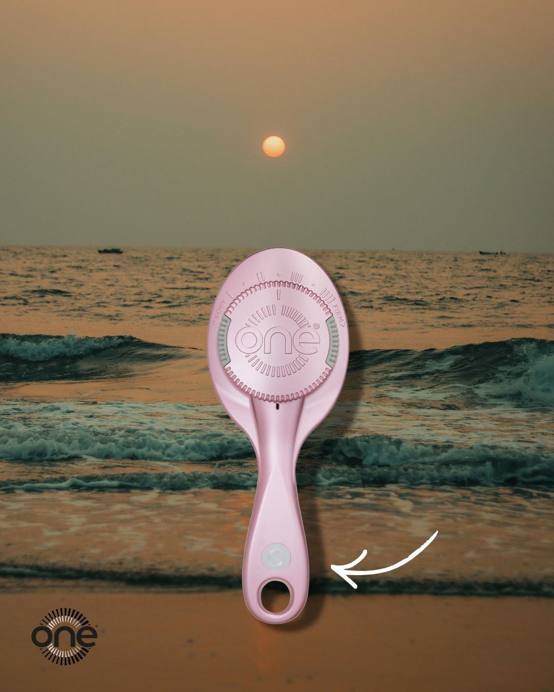 ONE Duo - Adjustable Bristle hairbrush set