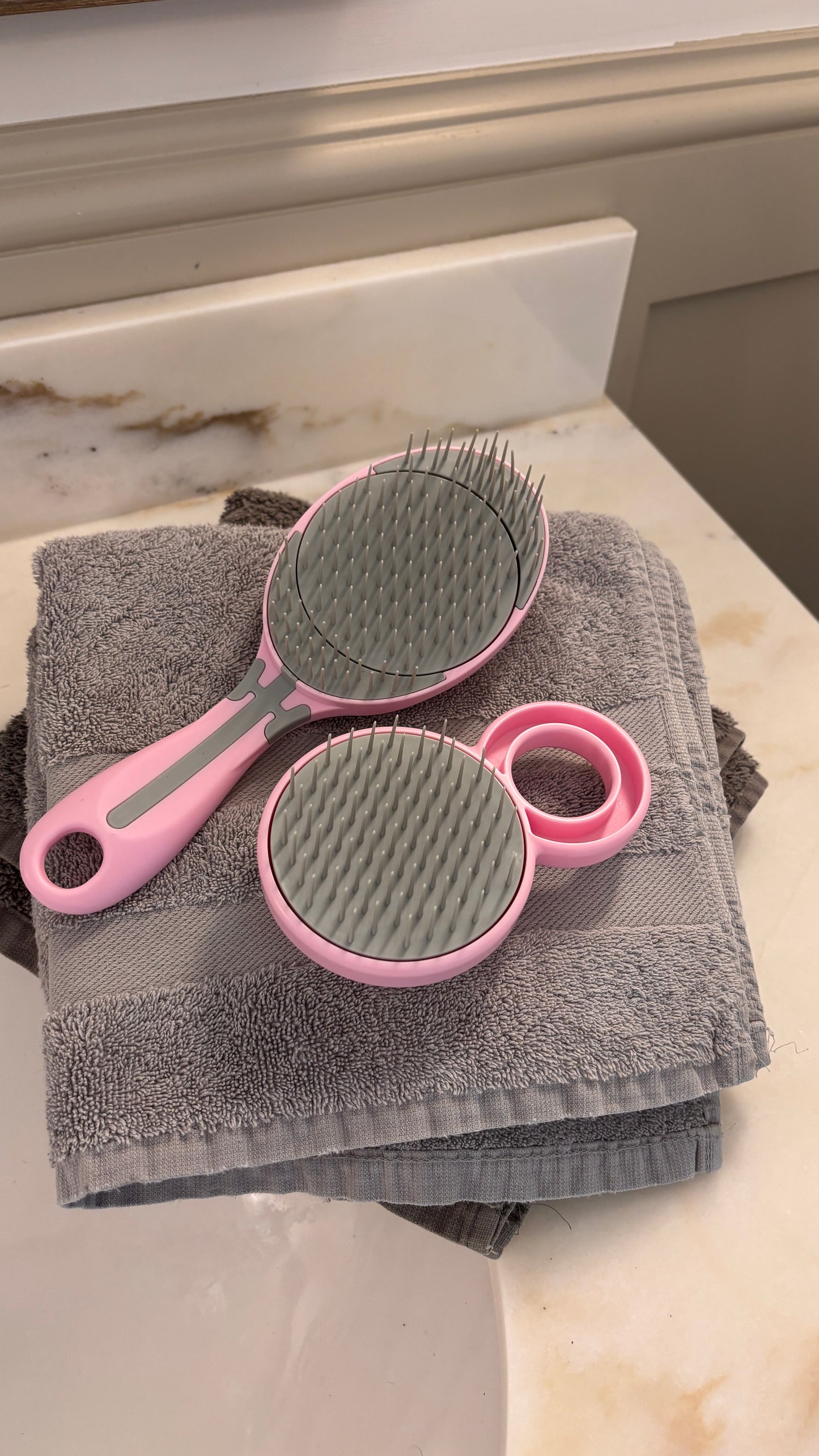 ONE Duo - Adjustable Bristle hairbrush set