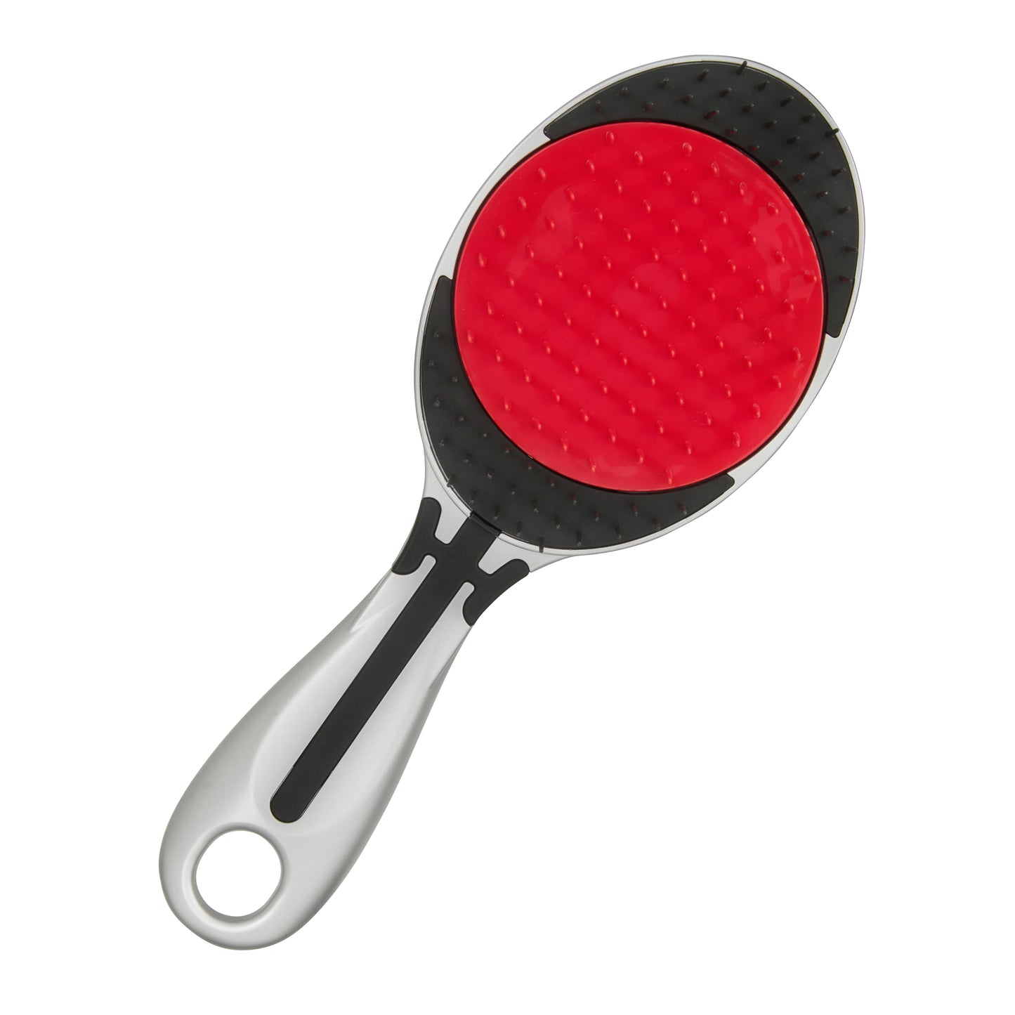 ONE Pro Hairbrush, Metallic Edition - Silver / Red