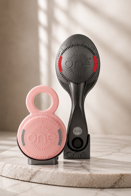 ONE Duo - Adjustable Bristle hairbrush set