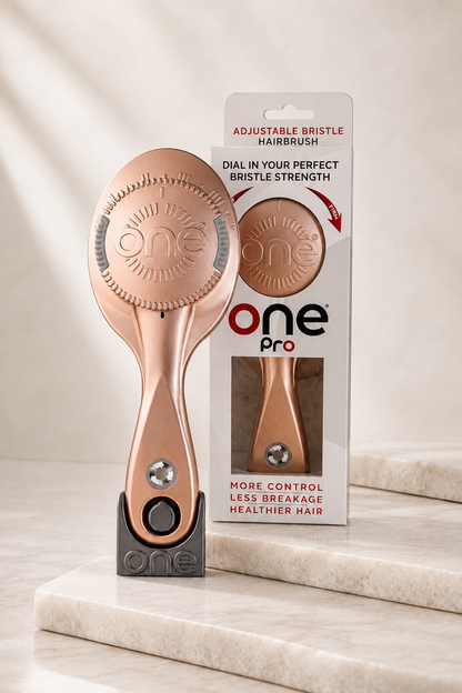 ONE Brush Pro - Metallic Edition | Adjustable Bristle Hairbrush