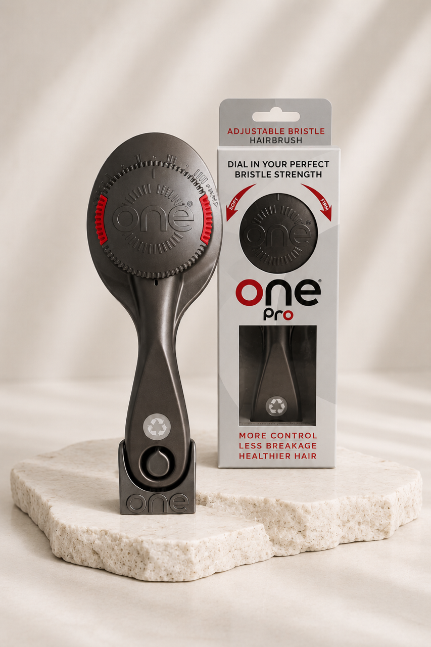 ONE Brush Pro - Metallic Edition | Adjustable Bristle Hairbrush