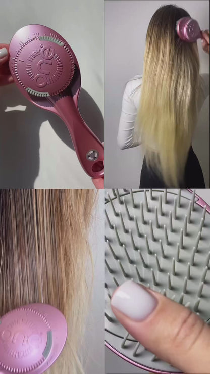 ONE Duo - Adjustable Bristle hairbrush set
